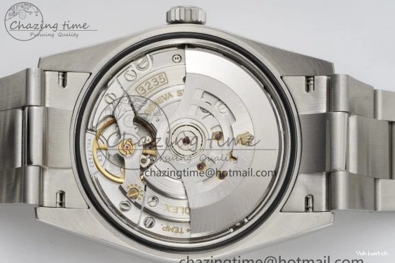 Steel Oyster DateJust 36 Textured Dial V2 on 904L JDF Blue VR3235 SS Bracelet 0228